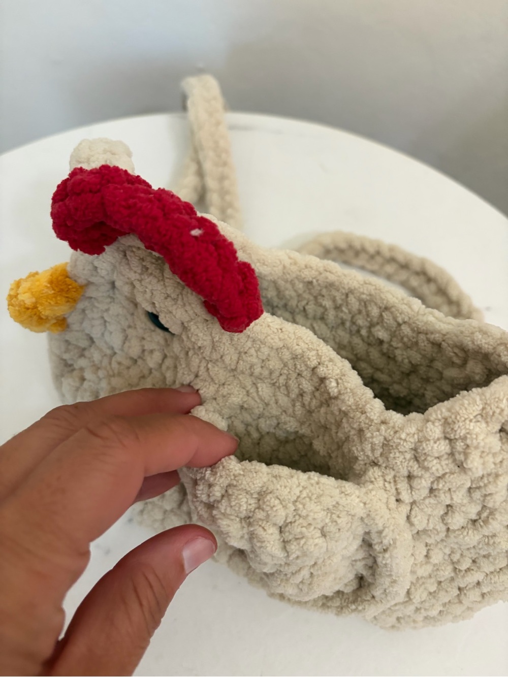 Plush Chicken Purse - Picture 4 of 6
